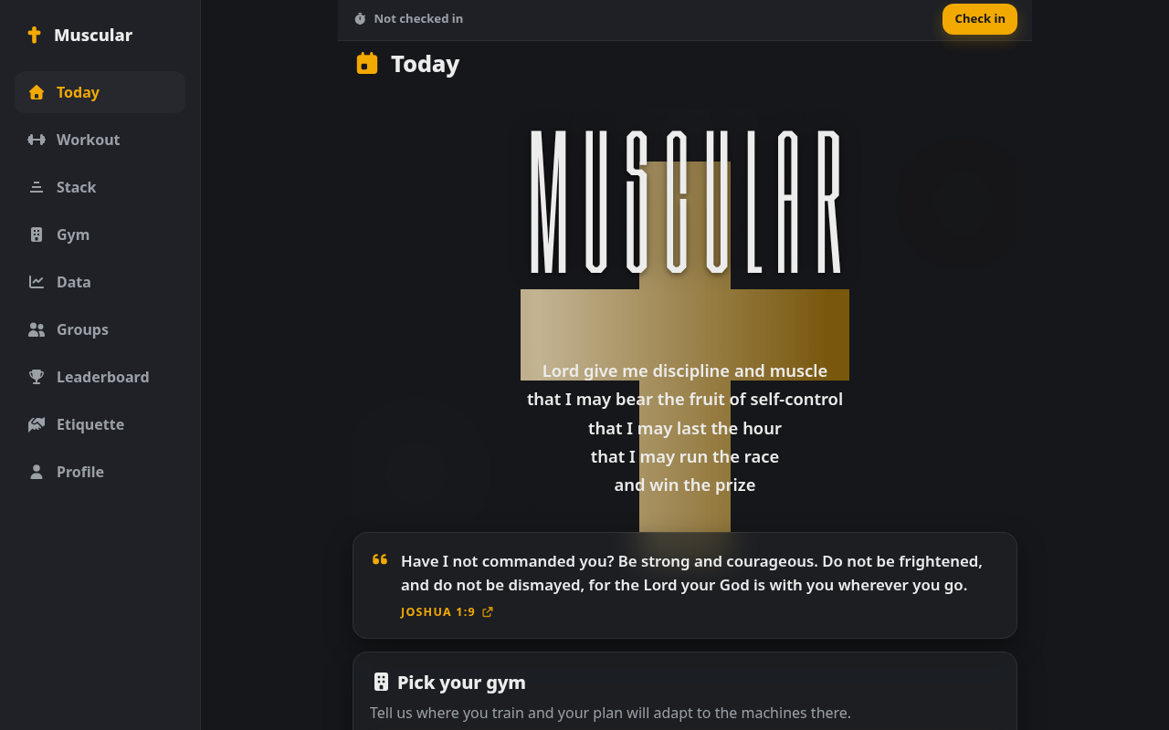 Screenshot of Muscular